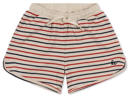 Konges Sløjd Tricolore Stripes Lin Classic Shorts on Sale