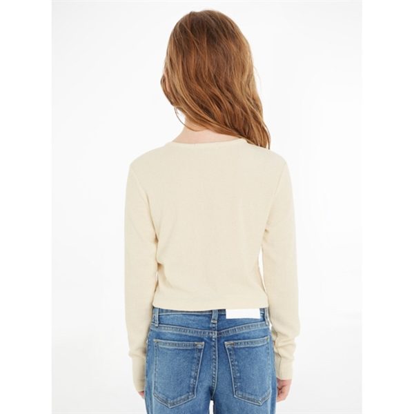 Calvin Klein Light Crinkle Cardigan Whitecap Gray Online