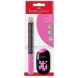 Faber-Castell Grip 2001 2 Tonet Blyant, Blyantspisser - Pink Sale