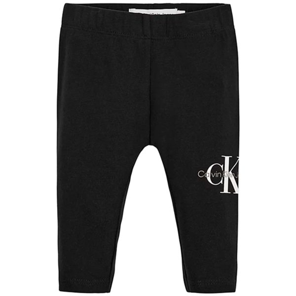 Calvin Klein Monogram Leggings Ck Black For Sale