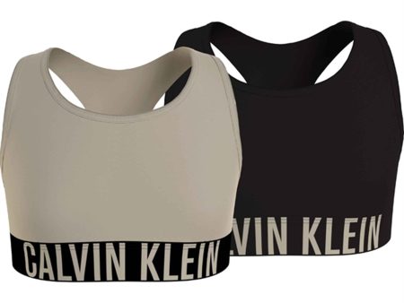 Calvin Klein Bralette 2-Pak Mistybeige Pvhblack For Discount