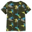 Name it Rifle Green Julle Jurassic T-Shirt For Cheap