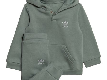 adidas Originals Sage Green Hoodie Sett Online Hot Sale