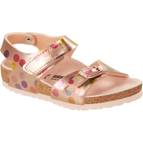 Birkenstock Colorado Kids Metallic Dots Copper Sandal Fashion