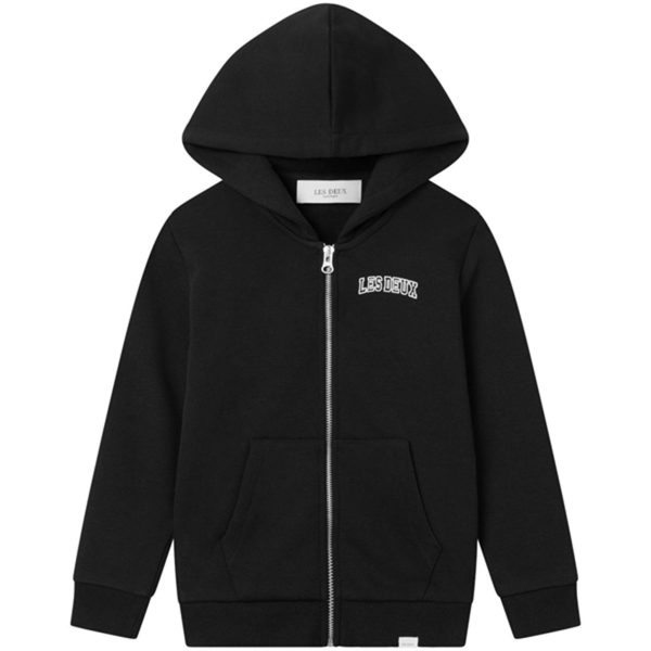 Les Deux Kids Black Ivory Blake Glidelås Hoodie Online Hot Sale