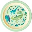 RICE Dino Print Melamin Børnetallerken Online Sale