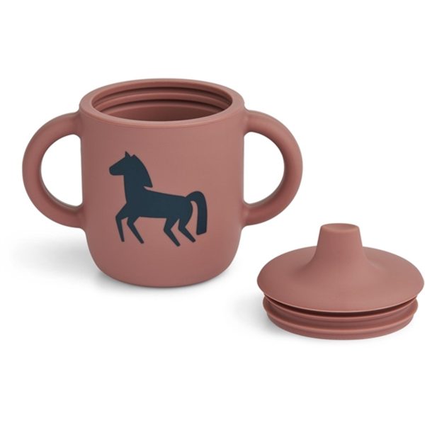 Liewood Neil Drikkekopp Horses Dark Rosetta on Sale