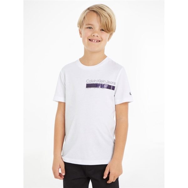 Calvin Klein Hero Mini Logo T-Shirt Bright White For Sale