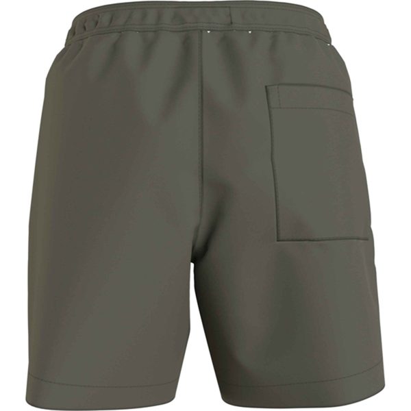 Calvin Klein Medium Drawstring Svømmeshorts Graphic Dusty Olive Online now