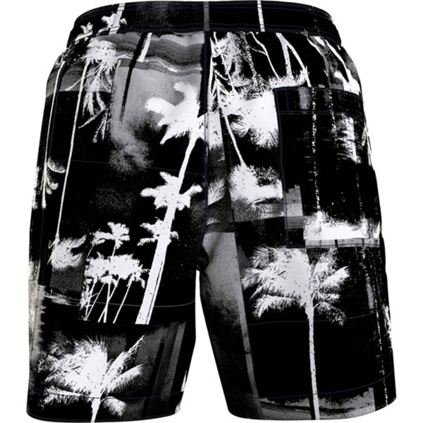 Calvin Klein Medium Drawstring Svømmeshorts Ck Palm Black Aop Online Hot Sale