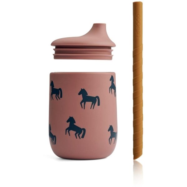 Liewood Ellis Drikkekopp Horses Dark Rosetta For Discount