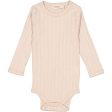 MarMar Modal Cream Taupe Benedicte Pointelle Rib Body For Cheap