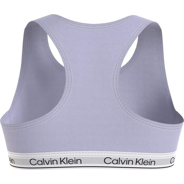 Calvin Klein Bralette 2-pakning Lavendersplash Pvh Black For Sale