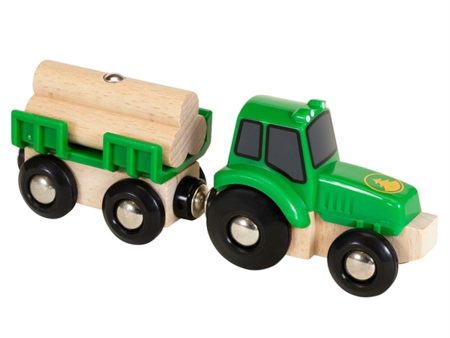 BRIO® Traktor m. Vogn Og Tømmer on Sale