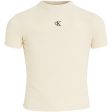 Calvin Klein Light Crinkle T-Shirt Whitecap Gray Sale