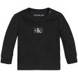 Calvin Klein Monogram Rib Genser Ck Black For Discount