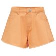 Kids ONLY Orange Chiffon Chiara Wave Shorts Discount