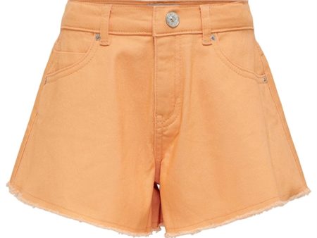 Kids ONLY Orange Chiffon Chiara Wave Shorts Discount