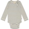 Petit Piao Light Petrol Offwhite Body L S Modal Striped Discount