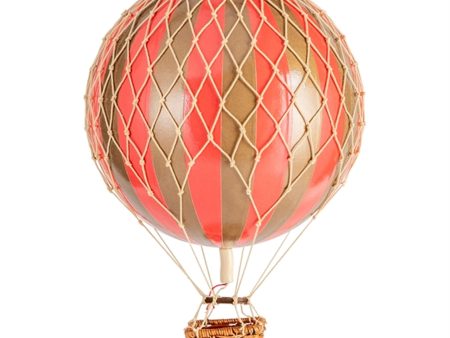 Authentic Models Luftballon Red Gold 18 cm Hot on Sale