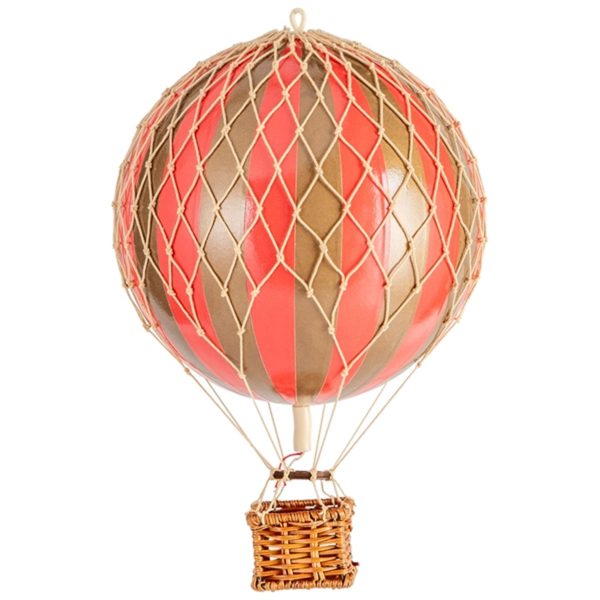 Authentic Models Luftballon Red Gold 18 cm Hot on Sale