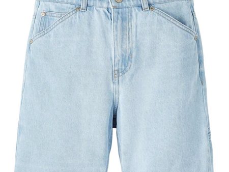 Name it Light Blue Denim Ben Straight Denim Shorts on Sale