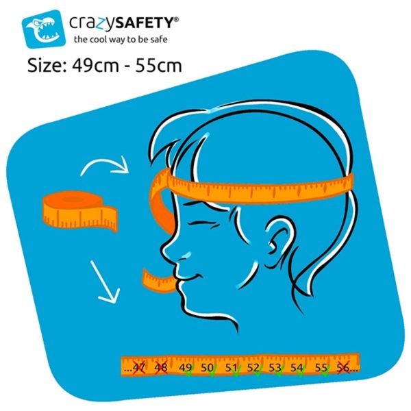 Crazy Safety Football Cykelhjelm Black Fashion