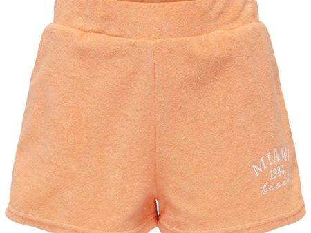 Kids ONLY Orange Chiffon Lelu Sweat Shorts Cheap