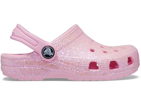 Crocs Classic Glitter Clog Flamingo For Cheap