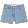 Stella McCartney Light Blue Shorts Sale