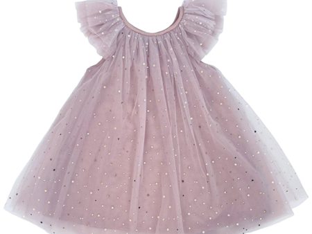 Dolly by Le Petit Tom Fairy Tulle Kjole Dusty Violet Hot on Sale