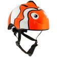 Crazy Safety Fish Cykelhjelm Orange Online now