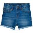 THE NEW Medium Blue Agnes Denim Shorts Online Sale