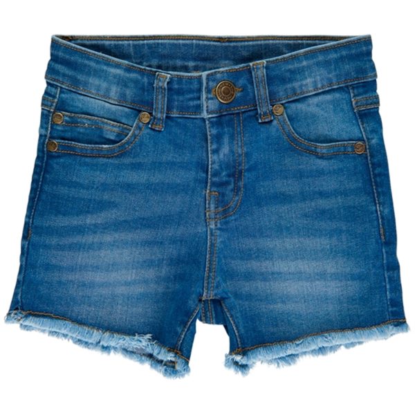 THE NEW Medium Blue Agnes Denim Shorts Online Sale