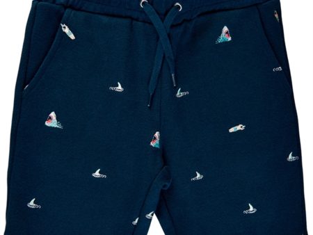 THE NEW Navy Blazer Giuseppe Sweat Shorts For Sale