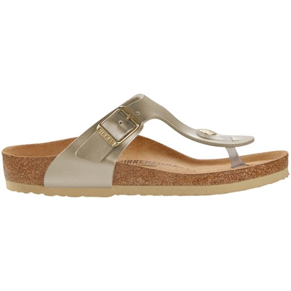 Birkenstock Gizeh Kids Electric Metallic Gold Sandal Online Sale