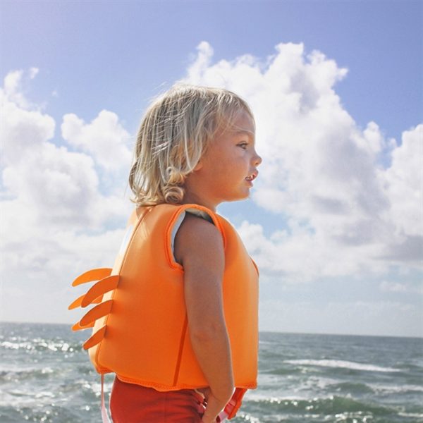 SunnyLife Svømmevest Sonny the Sea Creature Neon Orange For Discount