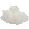 Dolly by Le Petit Tom Velvet Leotard With Tulle Tutu Kjole Off White Online