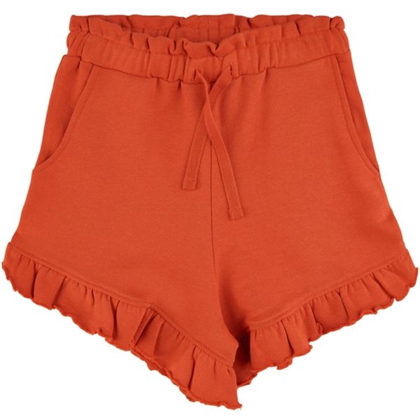 Soft Gallery Scarlet Ibis Heidi Frill Sweat Shorts Supply