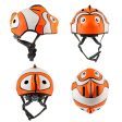 Crazy Safety Fish Cykelhjelm Orange Online now