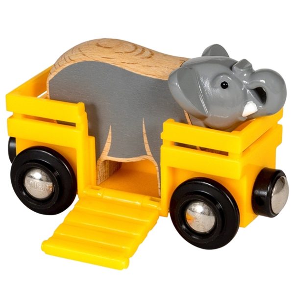 BRIO® Vogn m. Elefant Discount