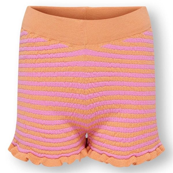 Kids ONLY Orange Chiffon Sally Crepe Shorts Online now