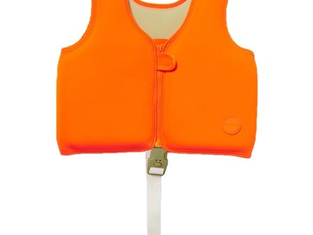 SunnyLife Svømmevest Sonny the Sea Creature Neon Orange For Discount