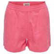 Kids ONLY Camellia Rose Caro Hør Pull-up Shorts Online Sale