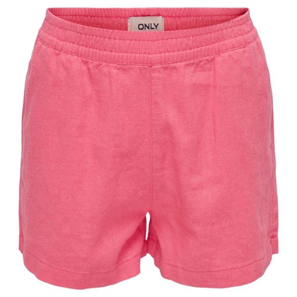 Kids ONLY Camellia Rose Caro Hør Pull-up Shorts Online Sale