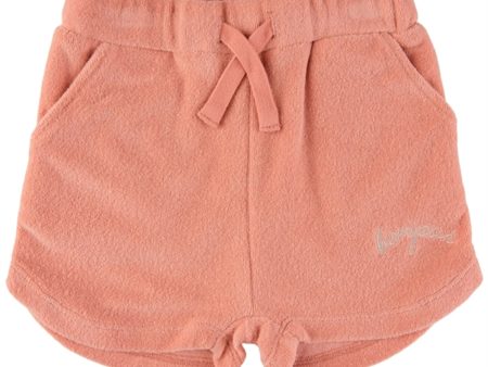 THE NEW Siblings Peach Beige Gertrud Terry Shorts on Sale