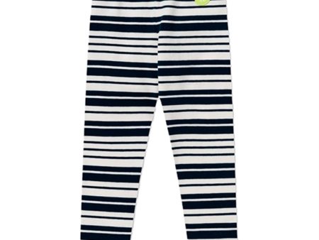 Wood Wood Off White Navy Stripes Ira Leggings Online Hot Sale