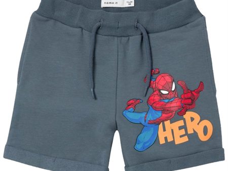 Name it Stormy Weather Maubin Spiderman Sweat Shorts Hot on Sale