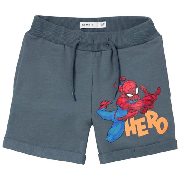 Name it Stormy Weather Maubin Spiderman Sweat Shorts Hot on Sale