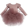 Dolly by Le Petit Tom Timeless Long Sleeve Tutu Kjole Mauve Online now